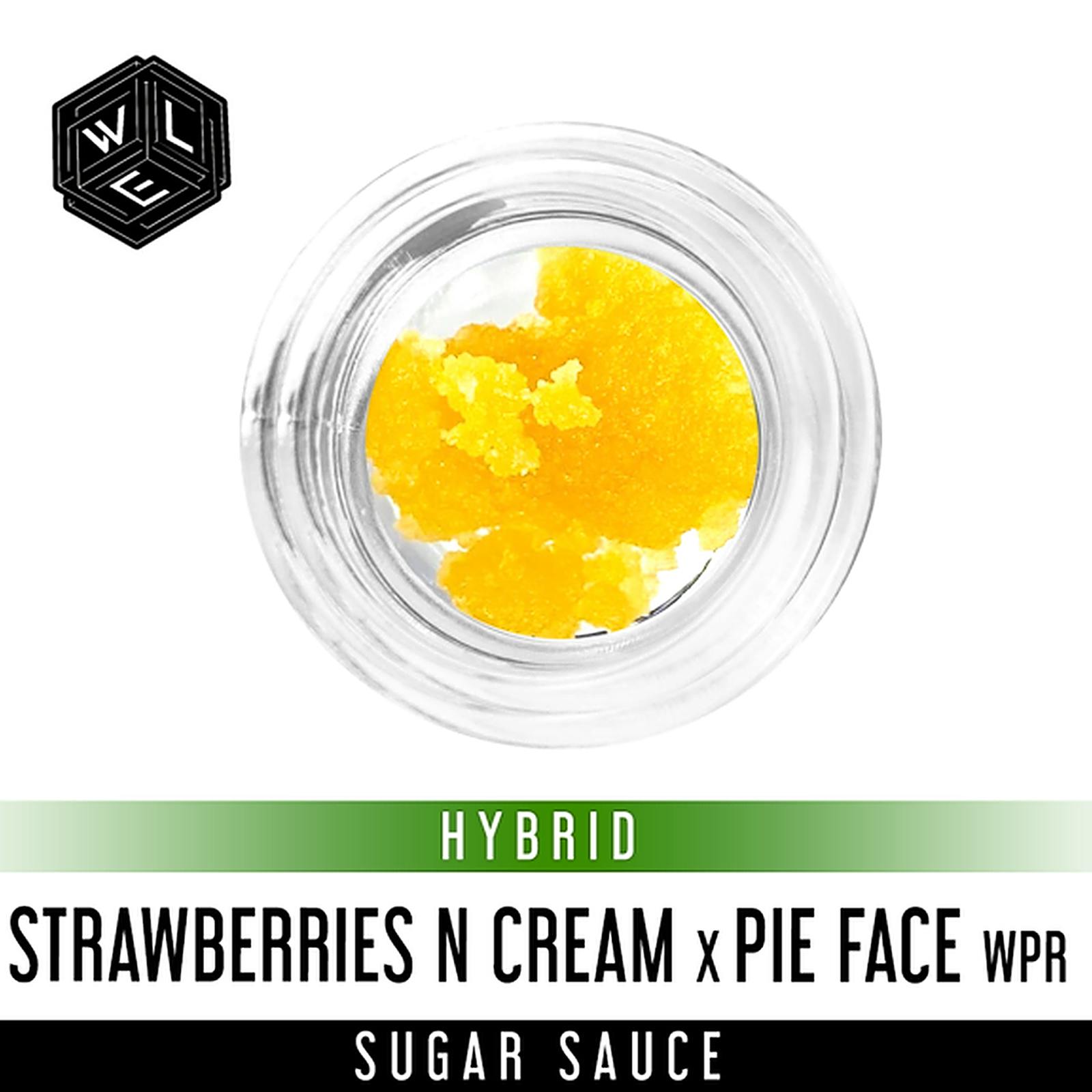 WLE: Strawberries N Cream x Pie Face Sugar Sauce 1g